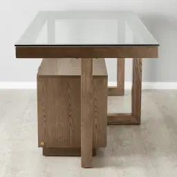 Dorothy Medium Brown Wooden Desk