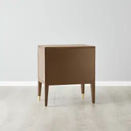 Beckham Medium Brown Wooden Bedside Table