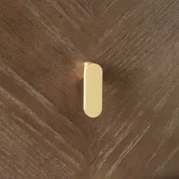 Beckham Medium Brown Wooden Bedside Table