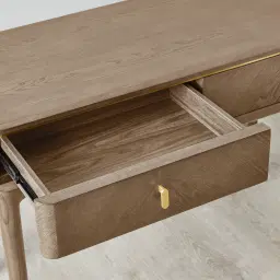 Beckham Medium Brown Wooden Console Table