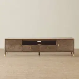 Beckham Medium Brown Wooden Entertainment Unit