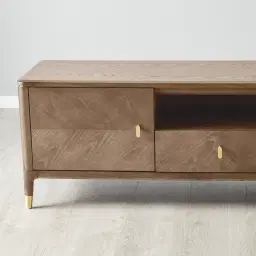 Beckham Medium Brown Wooden Entertainment Unit