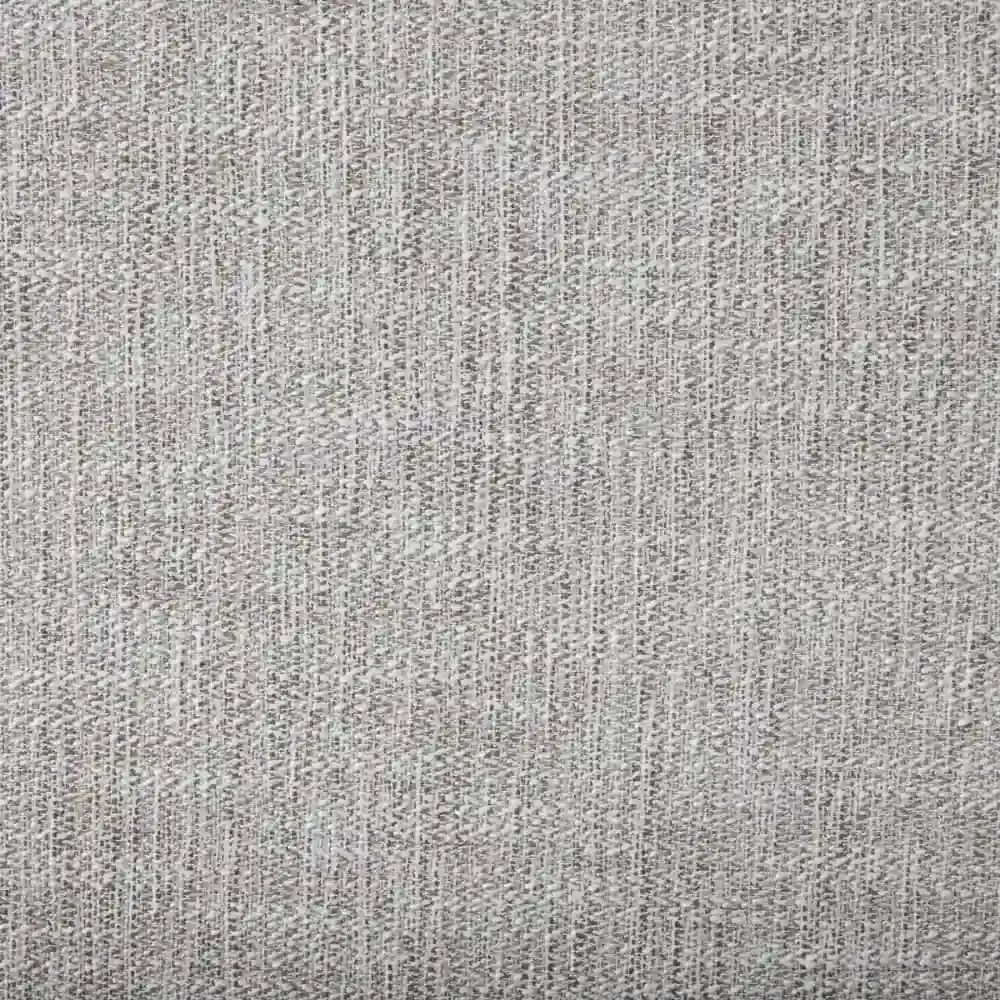 Portobello Murmur White Fabric Dining Chair - Toffee Brown Ash Legs