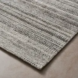 Vincenzo Ivory Charcoal Floor Rug - Small 160cm x 230cm