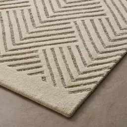Alistair Ivory Beige Floor Rug - Medium 200cm x 300cm