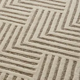 Alistair Ivory Beige Floor Rug - Large 250cm x 350cm