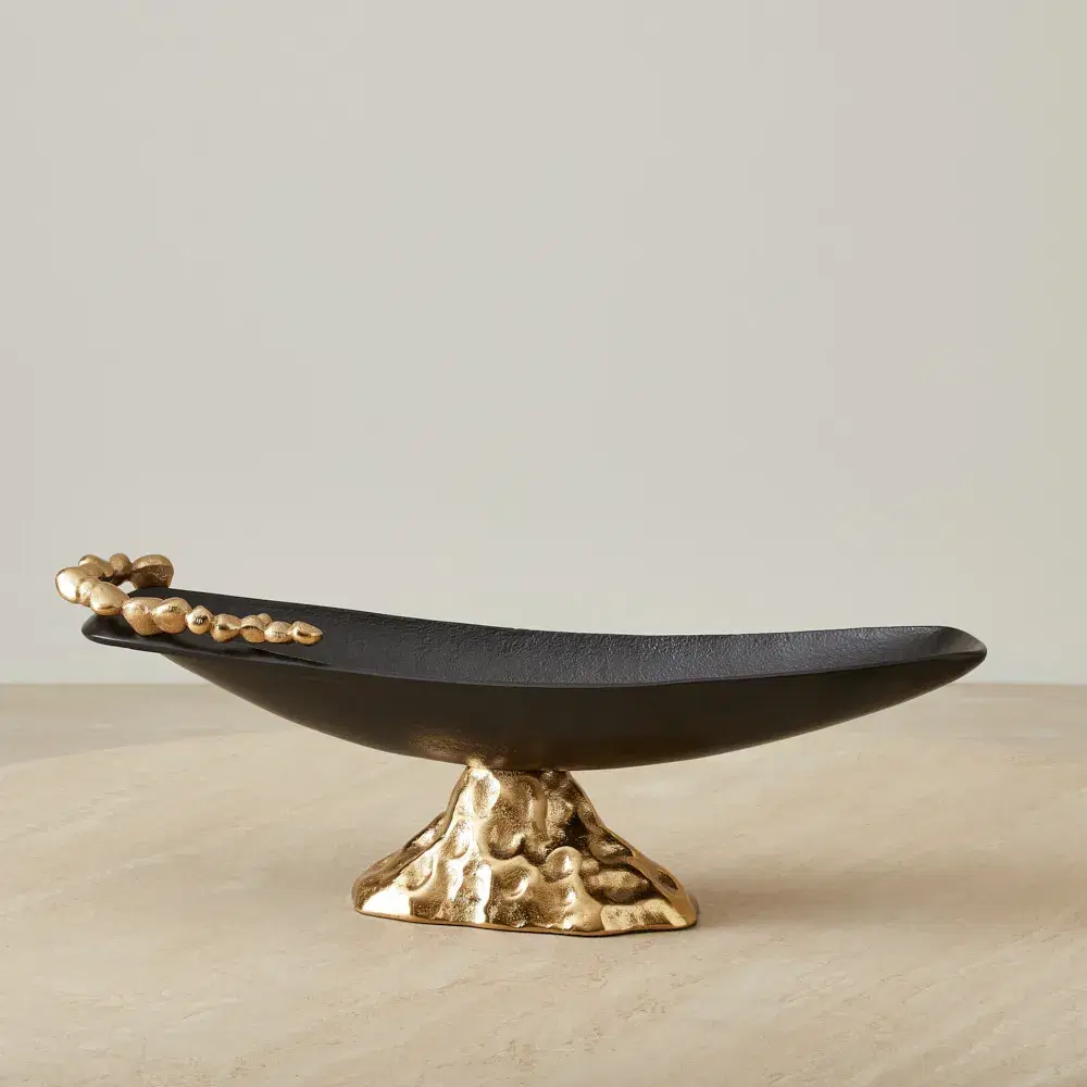 Larina Gold Metal Tray
