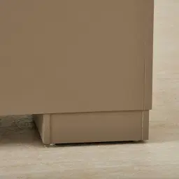 Terzetto Pandora Brown Sintered Stone 6-Drawer Dresser - Medium Brown Wood