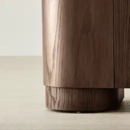 Terzetto Pandora Brown Sintered Stone 4-Door Sideboard - Dark Brown Wood