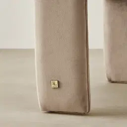 Delaney II Beige Velvet Dining Chair