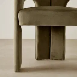 Delaney II Olive Green Velvet Dining Chair