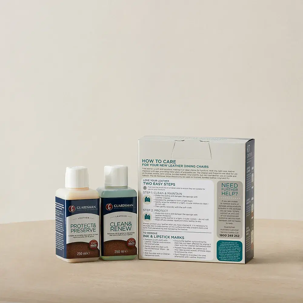 Guardsman Leather Product Warranty 5-10 Dining Chairs