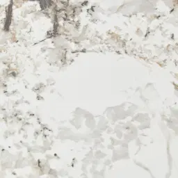 Viviana Sintered Stone Coffee Table - Brushed Champagne Gold Stainless Steel Frame