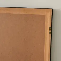 Male Geometric Figure Rectangle Shadow Box with Black PS Frame