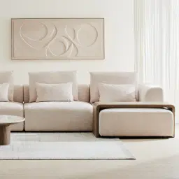 Reeves Medium Brown Ottoman Table