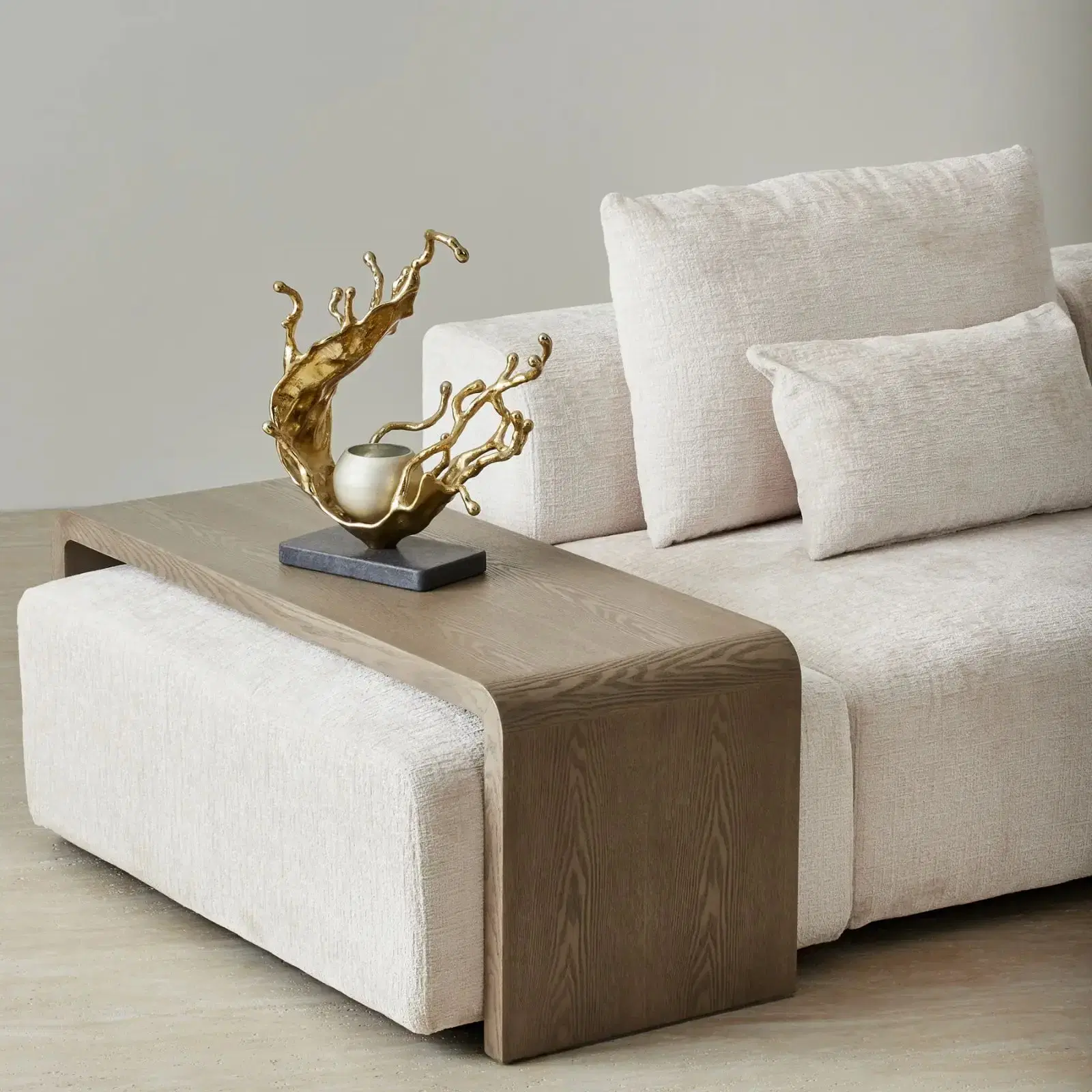 Reeves Medium Brown Ottoman Table