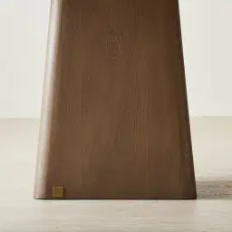 Dunstan Medium Brown Veneer Rectangular Dining Table with Calacatta Viola Sintered Stone Top - 240x120cm