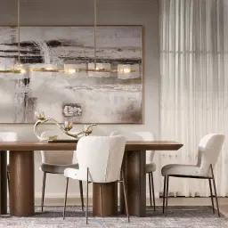 Napa Caramel Oak Dining Table - 270x120cm