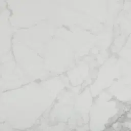 Archie Black Curved Rectangular Dining Table with Statuario White Sintered Stone Top - 268x118cm