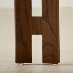 Desmond Dove Grey Fabric Dining Chair - Dark Brown Ash Legs