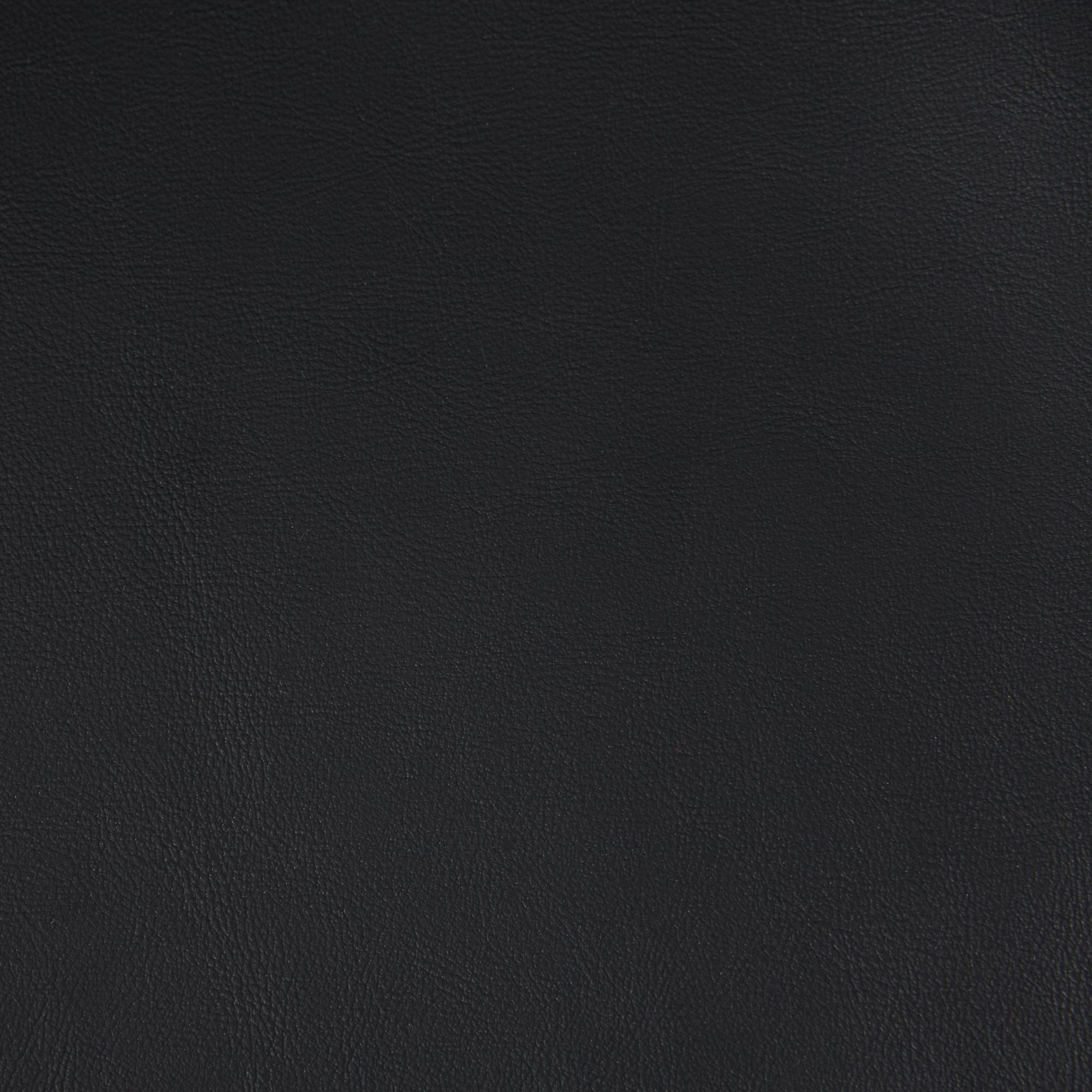 Camille III Black Vegan Leather Bar Stool