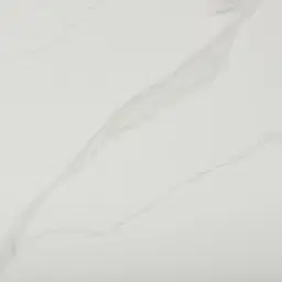 Maia White Sintered Stone Dining Table - Brushed Champagne Gold Stainless Steel Legs 200x100cm