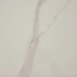 Amaya White Sintered Stone Coffee Table - Champagne Gold Legs