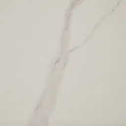 Amaya White Sintered Stone Coffee Table - Champagne Gold Legs