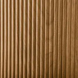 San Pierre Light Brown Ash Veneer Sideboard with Travertine Finish Sintered Stone Top
