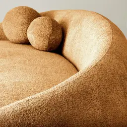 Elianna Vintage Mustard 3-Seater Woven Fabric Sofa