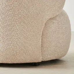 Brayden Mid Beige Woven Fabric Occasional Chair