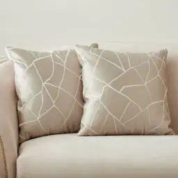 Hyacinth II Cream Velvet 3-Seater Sofa