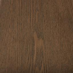 Dunstan Medium Brown Veneer Side Table with Calcatta Viola Sintered Stone Top