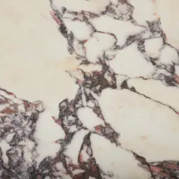 Dunstan Medium Brown Veneer Console Table with Calacatta Viola Sintered Stone Top