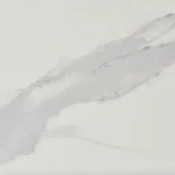 Aspen White Sintered Stone Coffee Table - Matte Black Legs