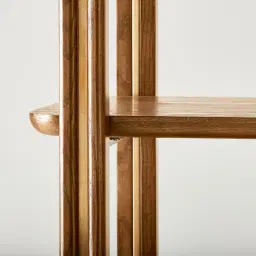 Portobello Toffee Brown Ash Veneer Shelf