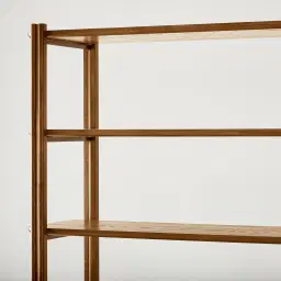 Portobello Toffee Brown Ash Veneer Shelf