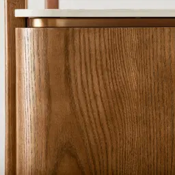 Portobello Toffee Brown Ash Veneer Shelf