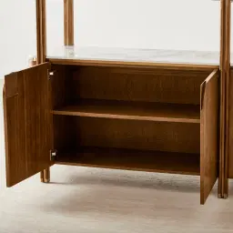 Portobello Toffee Brown Ash Veneer Shelf