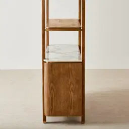 Portobello Toffee Brown Ash Veneer Shelf