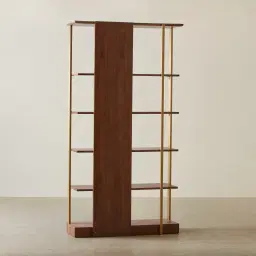 Sir Lionell Walnut Veneer Shelf