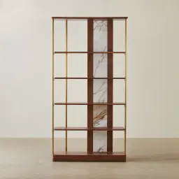 Sir Lionell Walnut Veneer Shelf