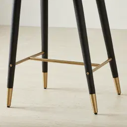 Adrianna Black Vegan Leather 67cm Counter Stool