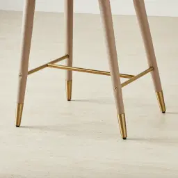 Adrianna Sand Beige Vegan Leather 67cm Counter Stool