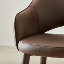 Adrianna Tuscan Brown Vegan Leather 67cm Counter Stool