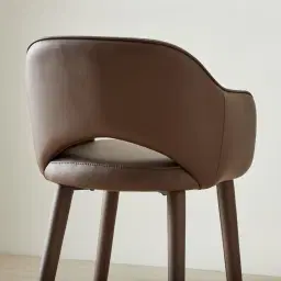 Adrianna Tuscan Brown Vegan Leather 67cm Counter Stool