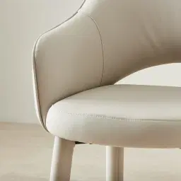 Adrianna Glacier Grey Vegan Leather 67cm Counter Stool