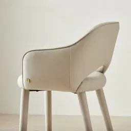 Adrianna Glacier Grey Vegan Leather 67cm Counter Stool