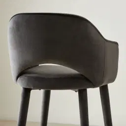 Adrianna Charcoal Velvet 67cm Counter Stool