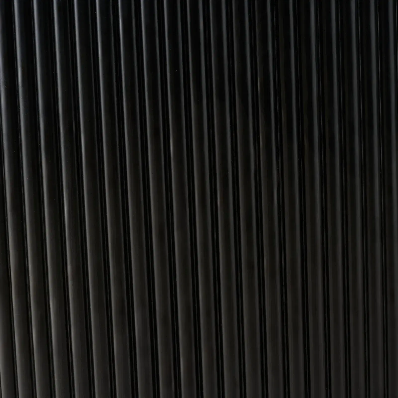 Archie Black Wooden 6-Drawer Dresser with White Sintered Stone Top